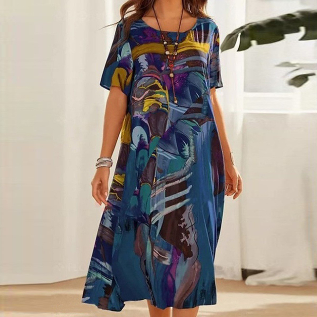 Luftiges Sommerkleid mit lockerer Passform – Ysée
