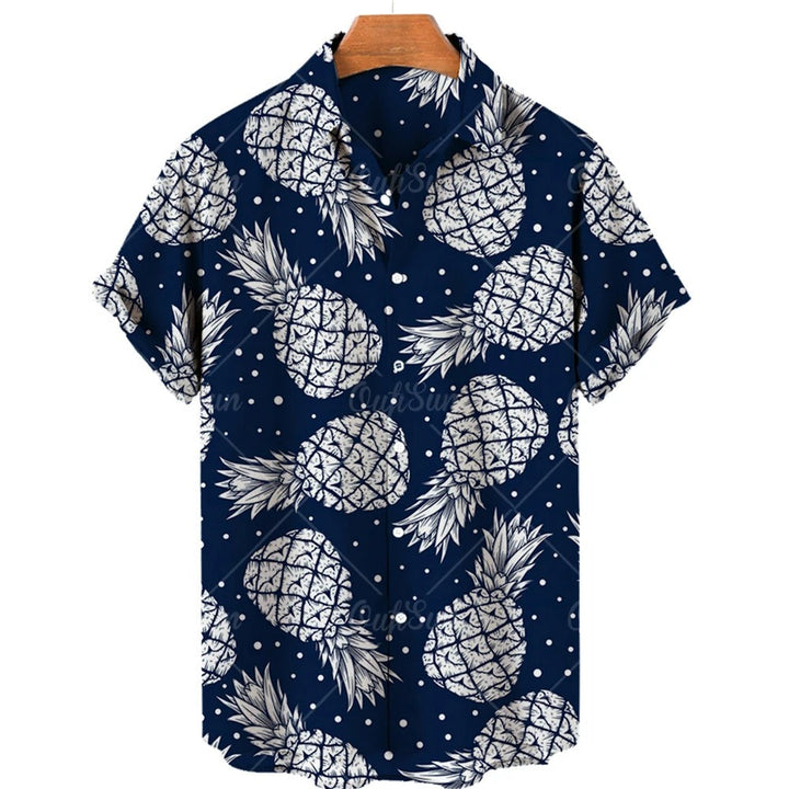 Tropisches Hawaii-Hemd mit kurzen Ärmeln – Mateo