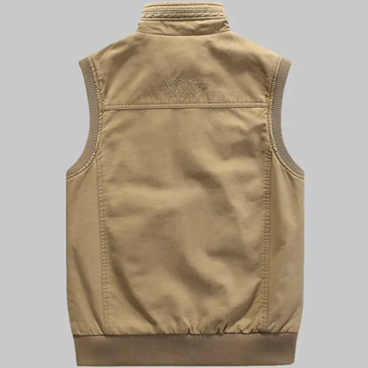 Vintage Outdoor-Weste mit Praktischen Taschen für Herren – Elias
