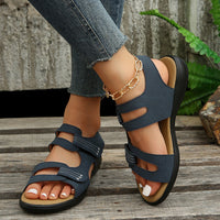 Lässige Damen Sandalen mit Klettverschluss – Nina