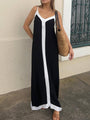 Verena – Midikleid im Colour-Block-Design Stil Lavechic Île – Produktansicht 6
