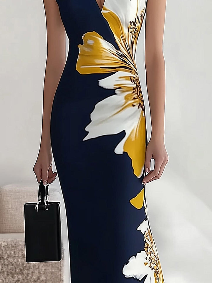 Helene – Midikleid elegant für Festival Glamour für den Strand – Produktansicht 3
