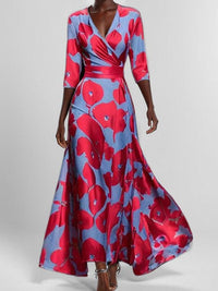 Mathilda – Elegants Set Maxi Midikleid Glamour für die Küste – Produktansicht 5