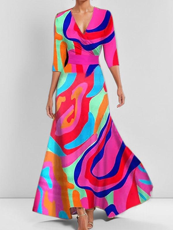 Mathilda – Elegants Set Maxi Midikleid Glamour für die Küste – Produktansicht 4