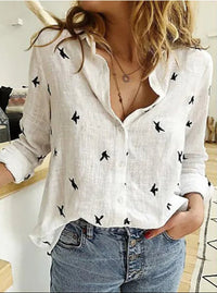 Vintage Bluse aus Leinenmix – Clara