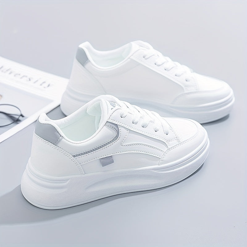 Nina – Schicke weiße Sneaker mit leichtem Komfort – Produktansicht 16
