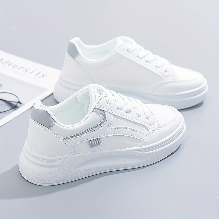 Nina – Schicke weiße Sneaker mit leichtem Komfort – Produktansicht 16