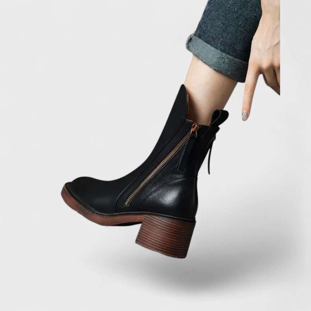 Carina – Leder-Stiefeletten – Produktansicht 2