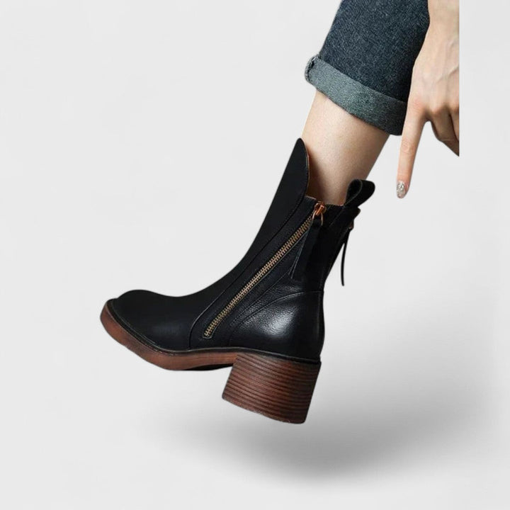 Carina – Leder-Stiefeletten – Produktansicht 2