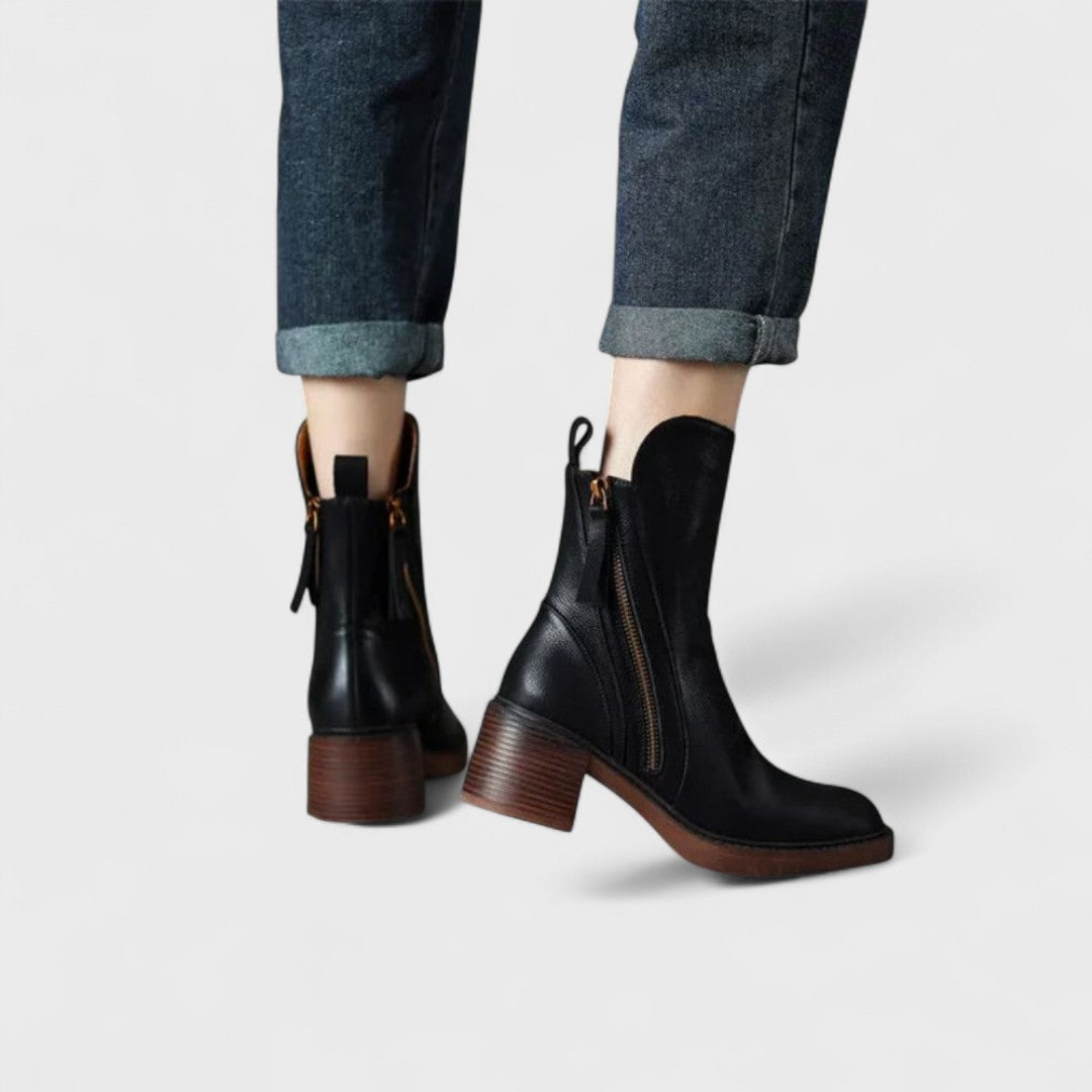 Carina – Leder-Stiefeletten – Produktansicht 3