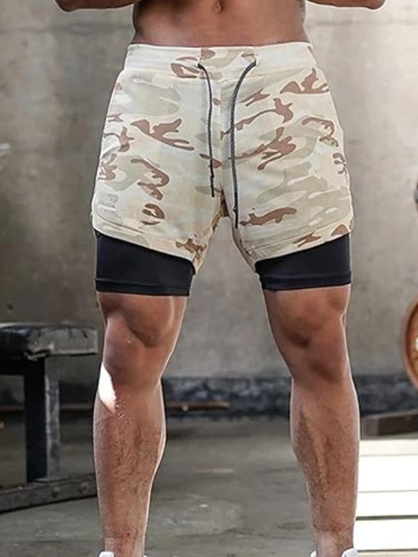 2-in-1 Sommer-Sportshorts für Herren – Felix