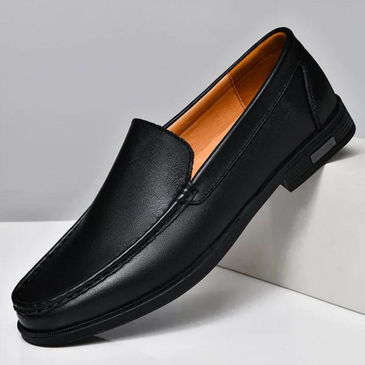 Italienische Slipper aus echtem Leder – Emilio