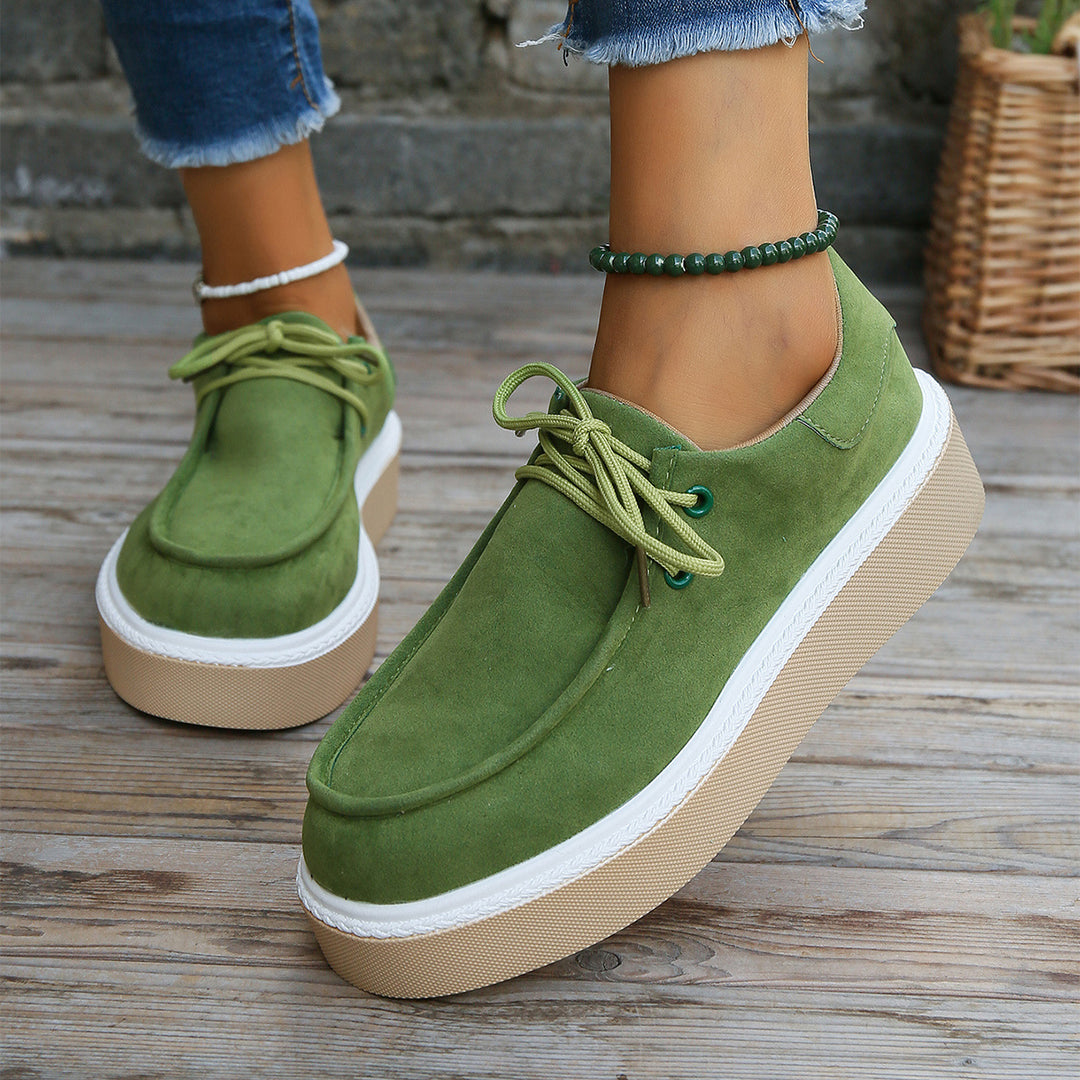 Bequeme Damen Schnürschuhe mit Dämpfung – Aveline