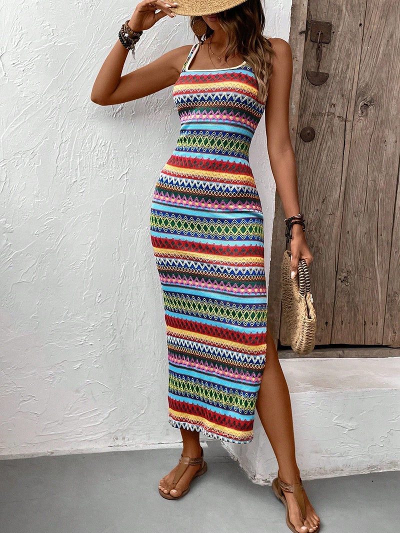 Ibiza-Stil Strandkleid mit Bohemian Flair – Solea
