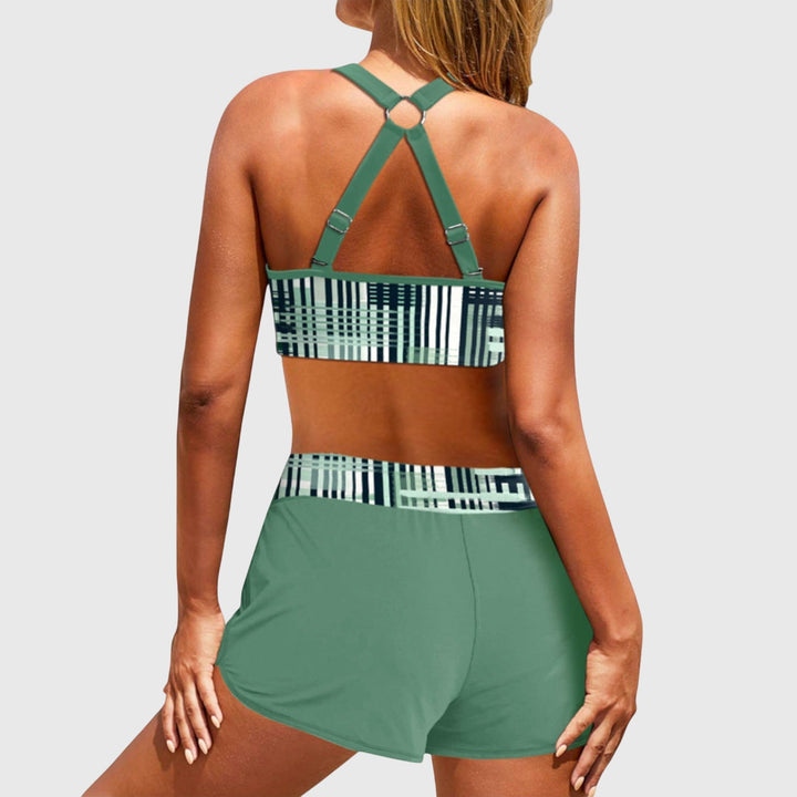Charlotte – Gestreifter High-Waist-Bikini – Produktansicht 3