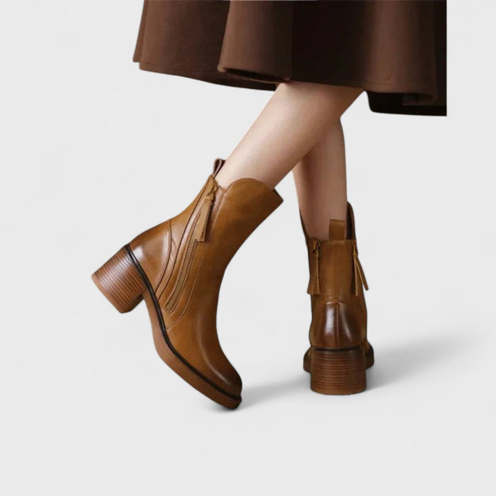 Carina – Leder-Stiefeletten – Produktansicht 5