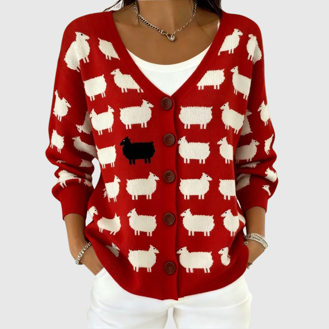 Elisabeth – Bequemer geknöpfter Strickcardigan – Produktansicht 1