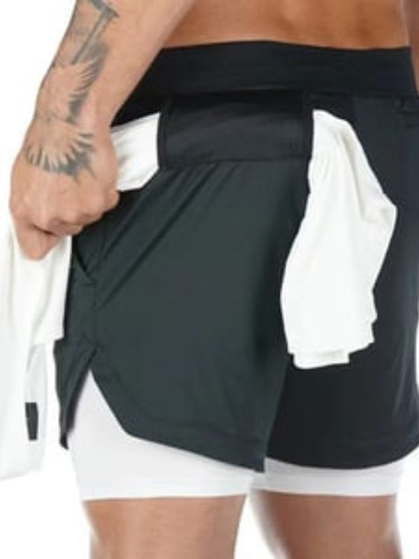 2-in-1 Sommer-Sportshorts für Herren – Felix