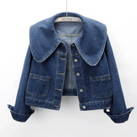 Damen Denimjacke mit Matrosenkragen – Giovanna