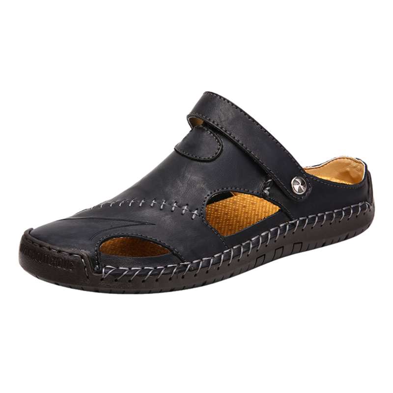 Orthopädische Herren-Ledersandalen – Marco