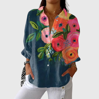 Lisbeth – Leichte farbenfrohe Bluse mit Print – Produktansicht 1