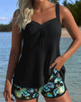 Lena – Zweiteiliger gestreifter Tankini mit Strandshorts – Produktansicht 6