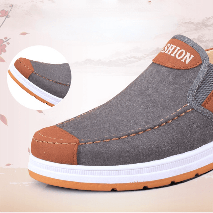 Herren Slip-On Canvas-Schuhe – Matteo