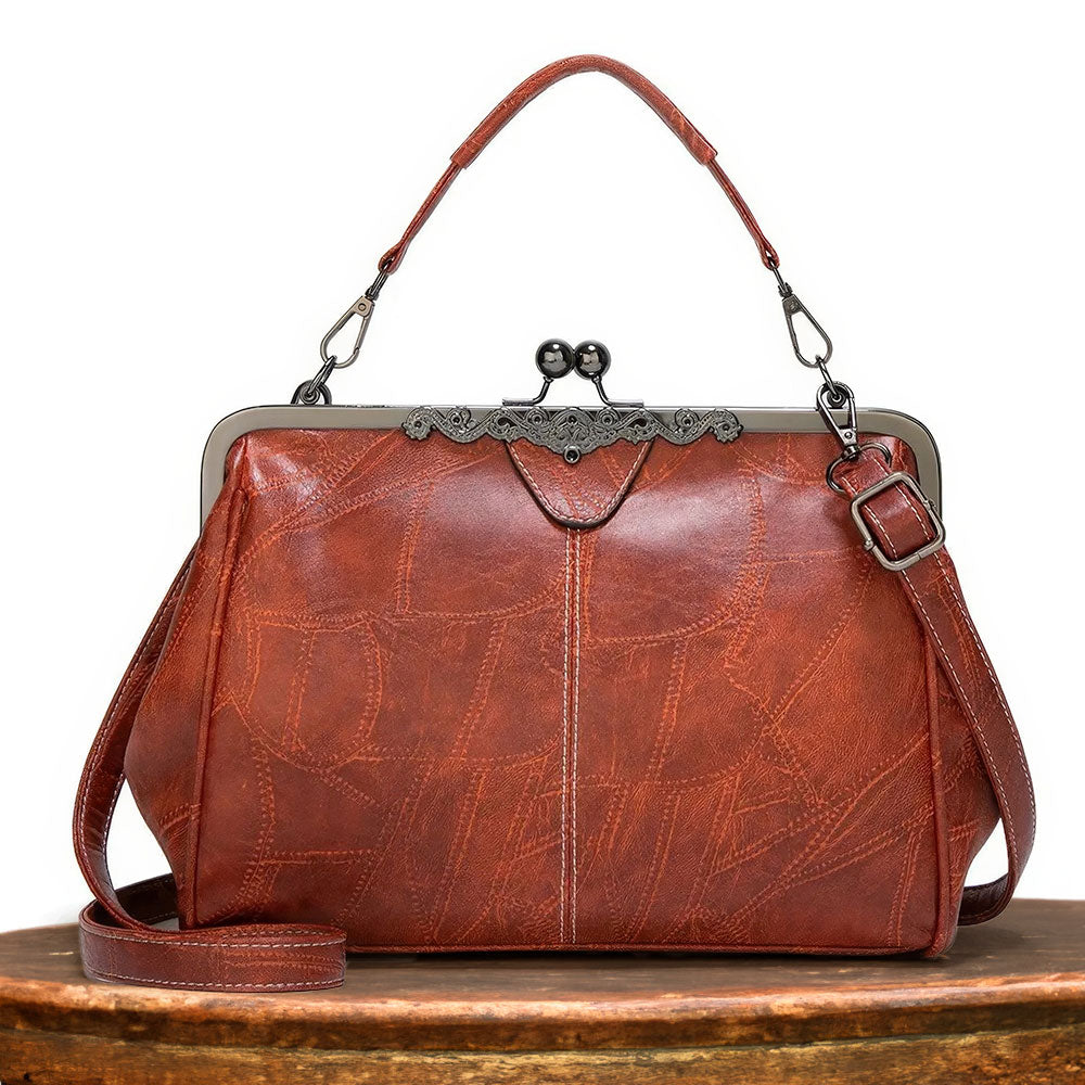 Martha – Vintage-Ledertasche – Produktansicht 1