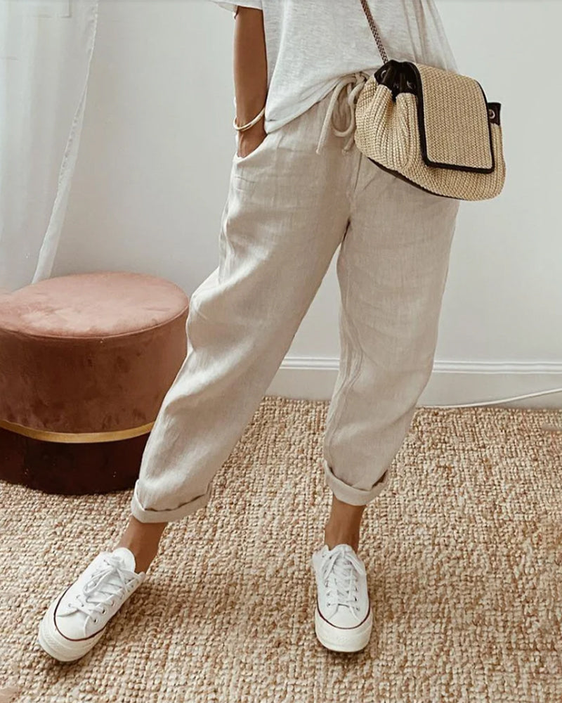 Clara – Fließende, bequeme und elegante Hose – Produktansicht 2