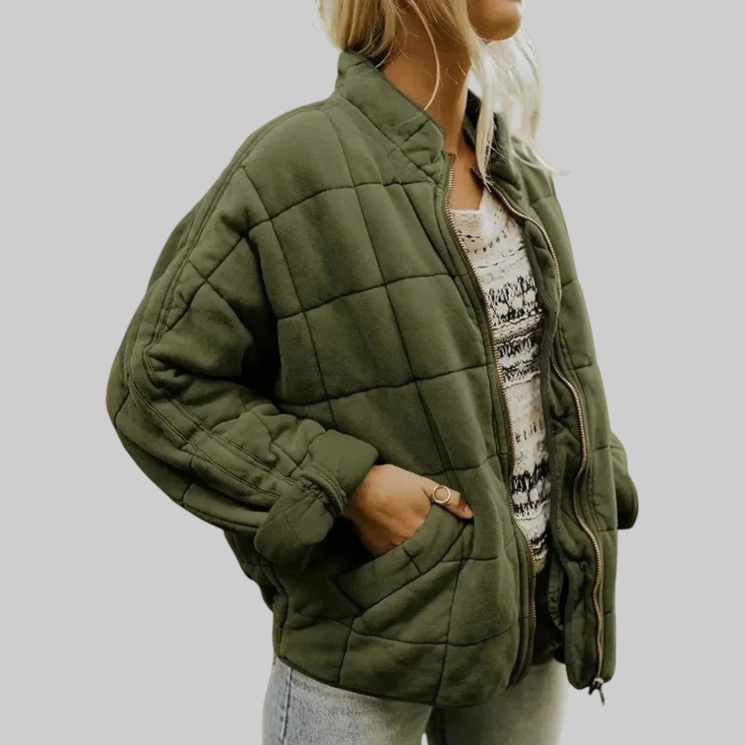 Ida – Elegante gefütterte Oversize-Jacke – Produktansicht 2