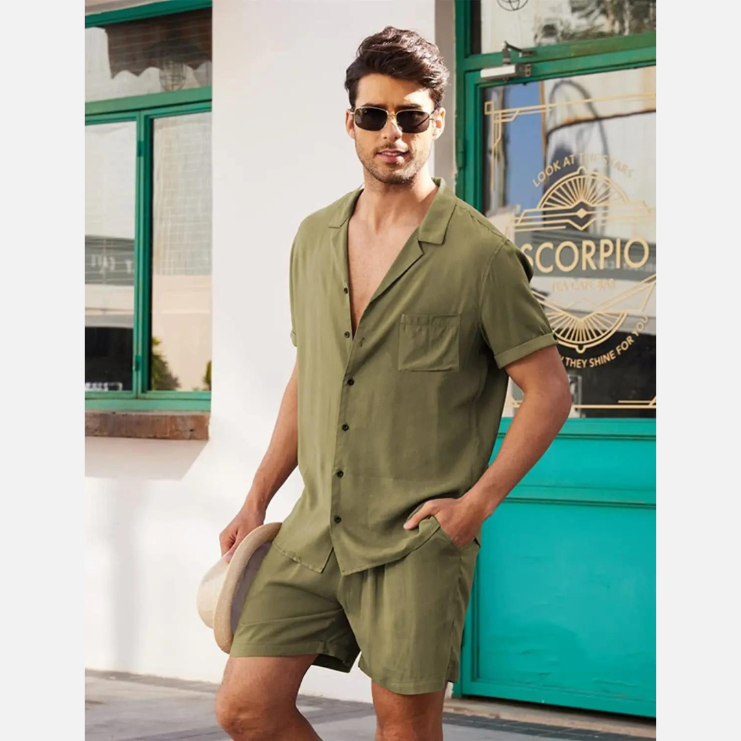 Leinen Herren Sommeranzug – Jairo