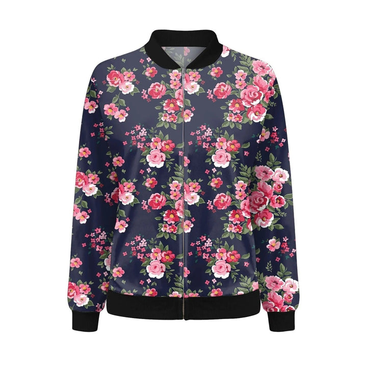 Damen Sommerjacke mit feinem Blumenmuster – Fiora