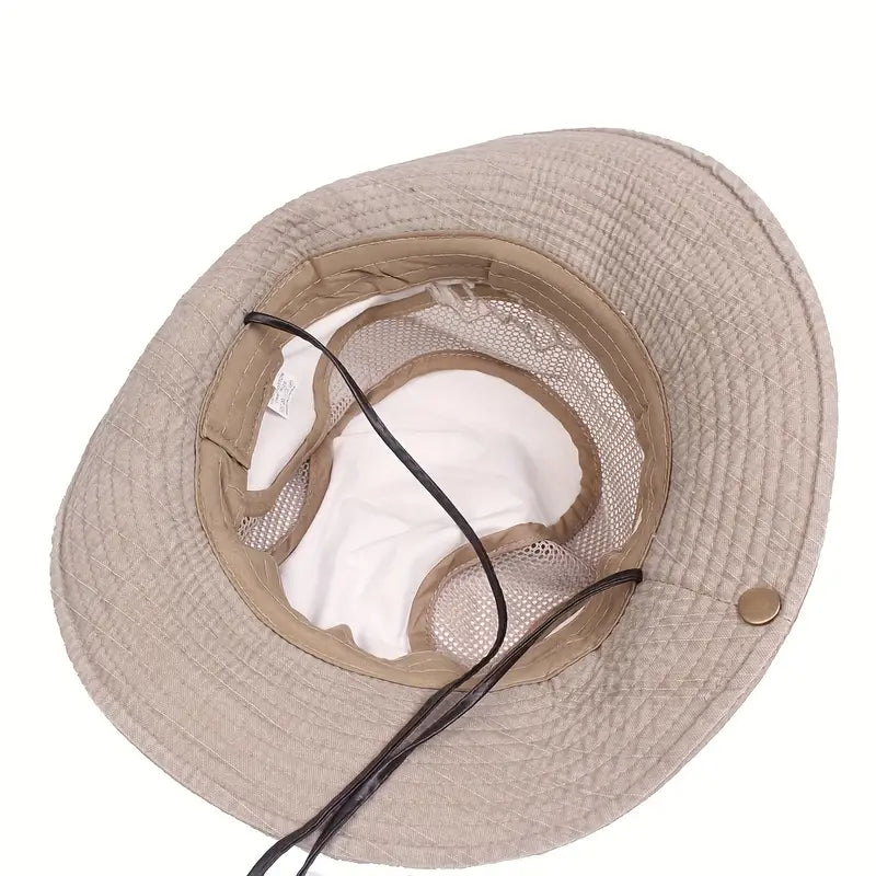 Outdoor Sonnenhut mit Verstellbaren Riemen und Breiter Krempe – Solantra