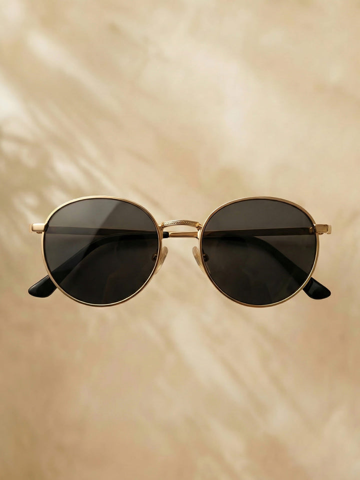 Unisex Designer Sonnenbrille mit Rundgläsern – Nova