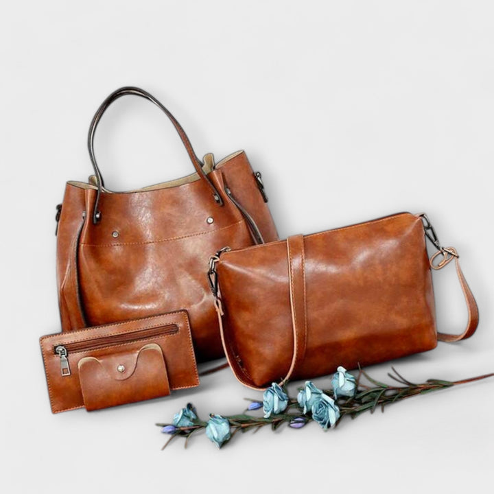 Ida – 4-teiliges Vintage-Taschenset – Produktansicht 1