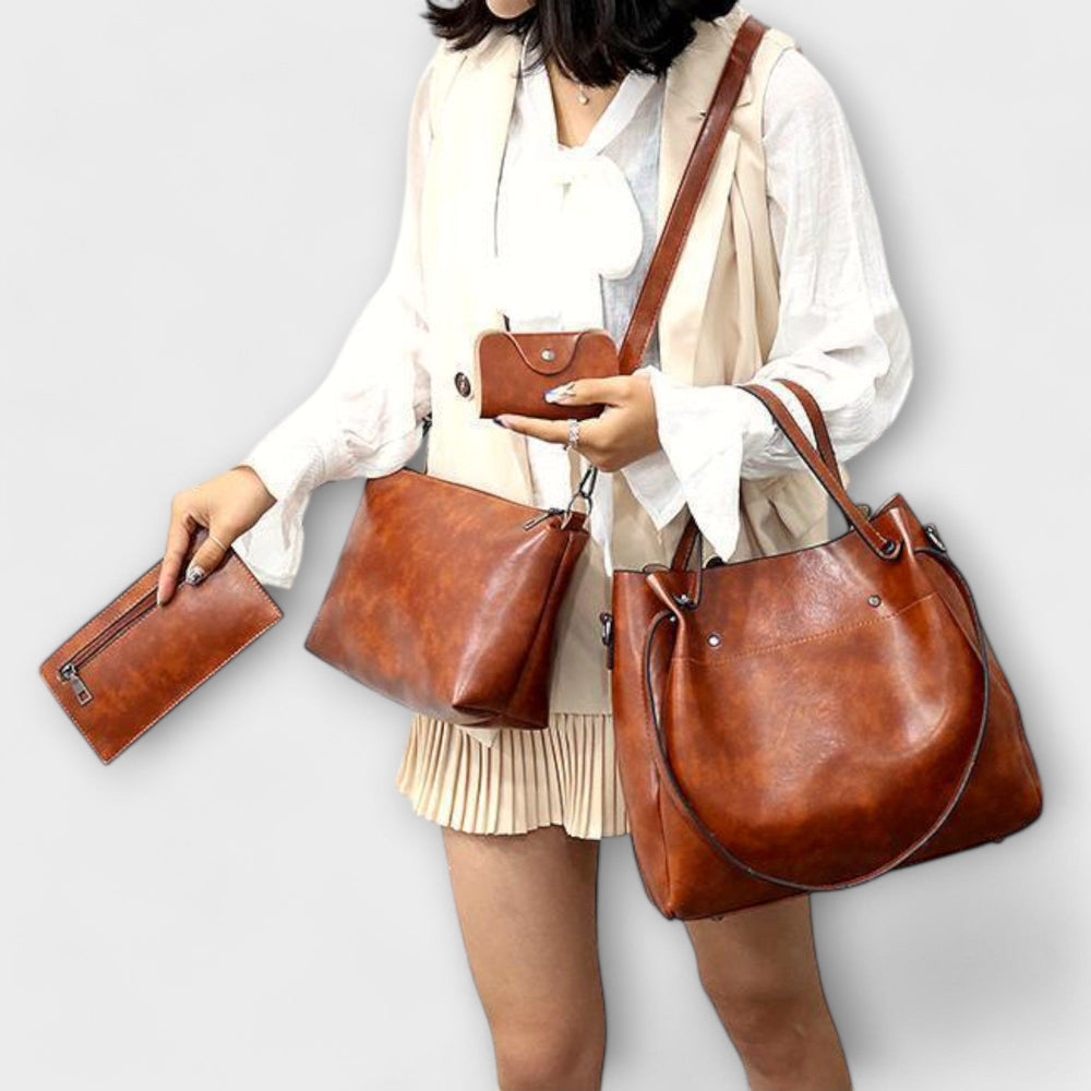 Ida – 4-teiliges Vintage-Taschenset – Produktansicht 2