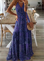 Sommerliche Boho-Maxikleid mit Blumenprint – Isabella
