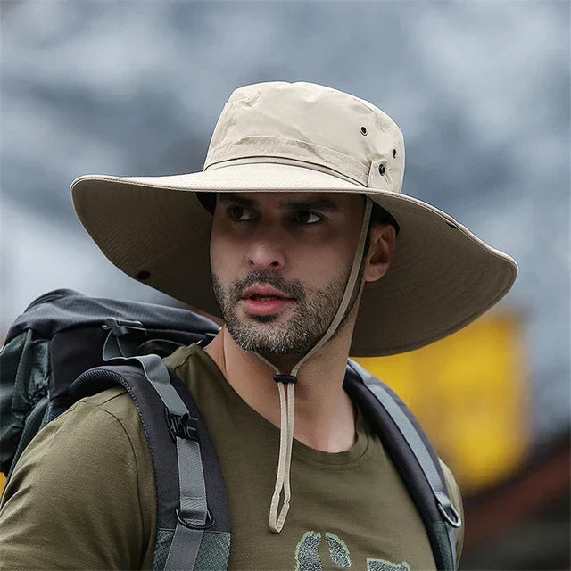 Outdoor-Sommerhut mit Kinnband und Wasserabweisendem Stoff – Ranger