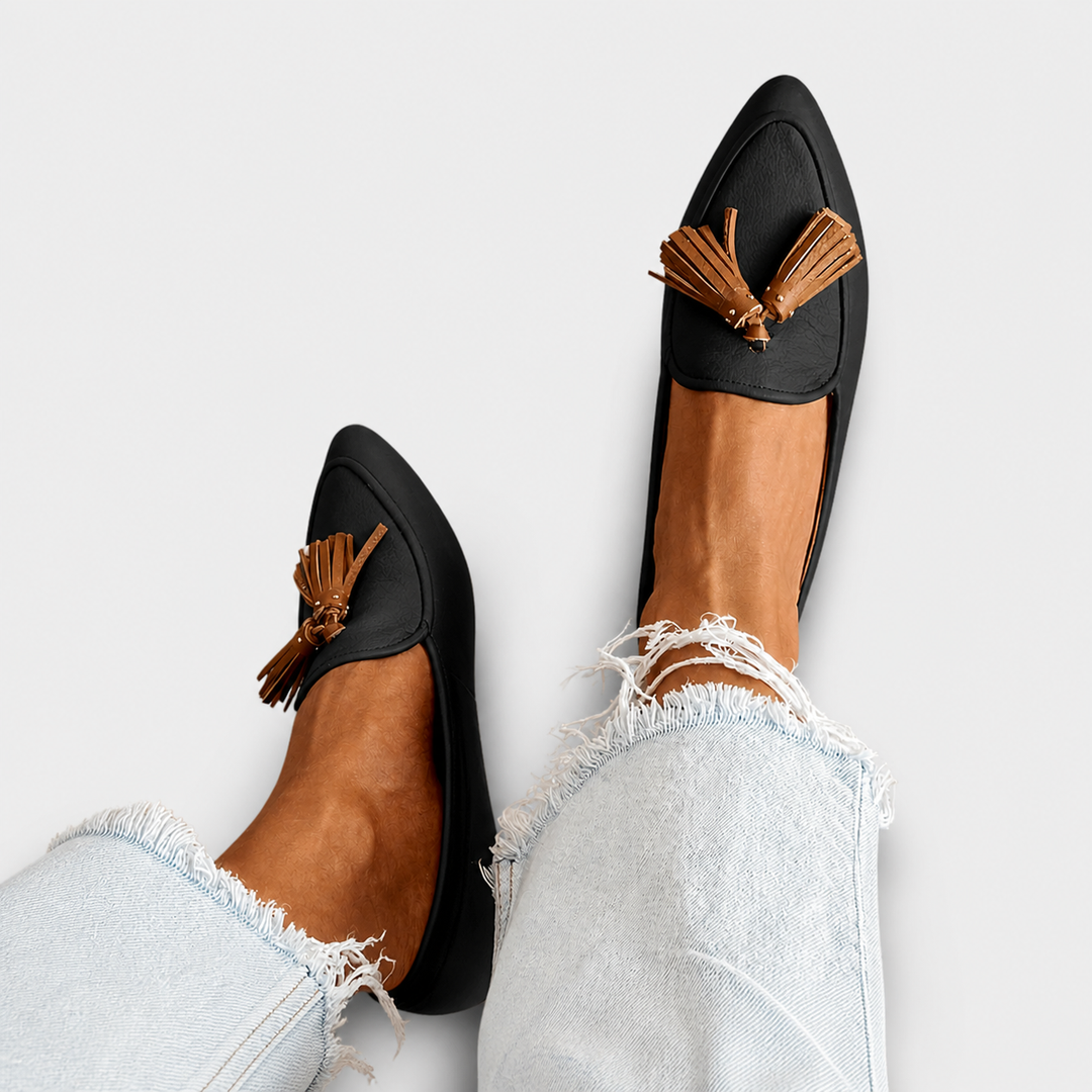 Elisabeth – Moderne Loafer mit Fransen – Produktansicht 1