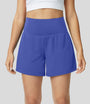 Atmungsaktiv & Schnell trocknend High-Waist Fitnessshorts Damen – Mirabella
