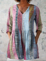 Rosemarie – Lange Bluse mit V-Ausschnitt – Produktansicht 1