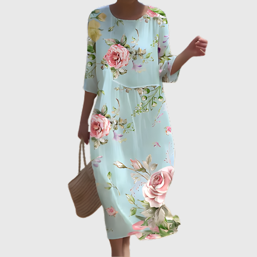 Greta – Fließendes langes Kleid – chic und bequem – Produktansicht 2