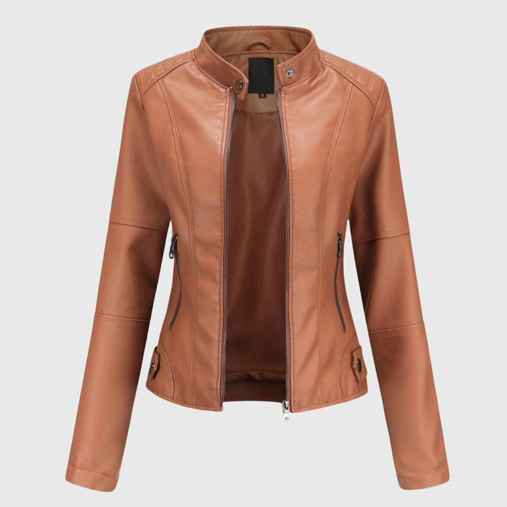 Helene – Elegante Damen-Lederjacke – Produktansicht 3
