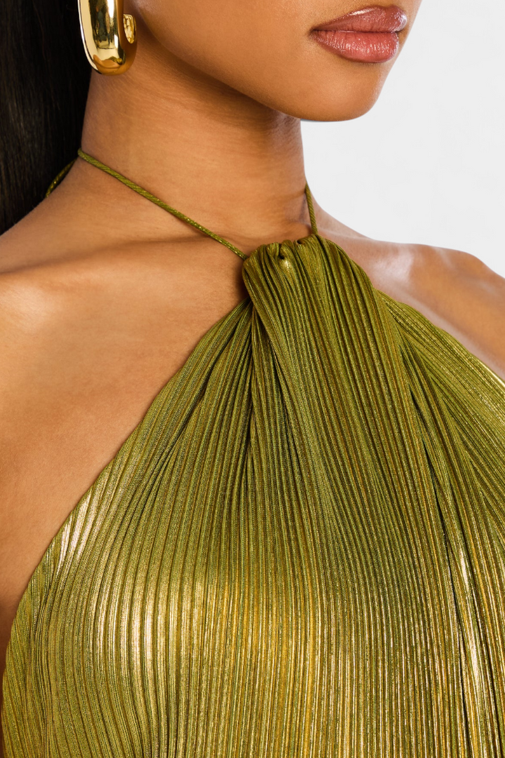 Marlies – Kleid Halter Aperto sulla Schiena Metallico – Produktansicht 4