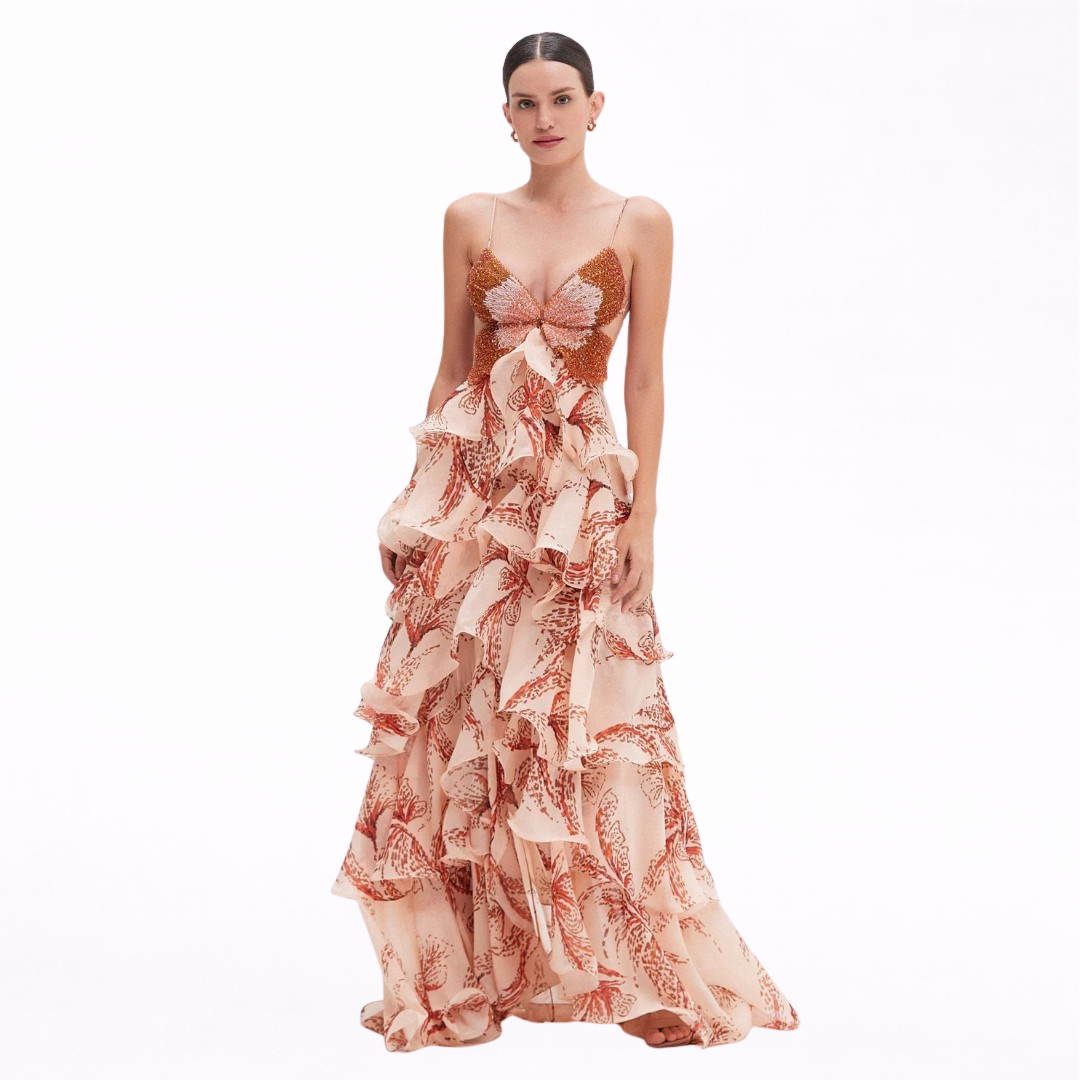Frauke – Kleid mit Volant – Produktansicht 1