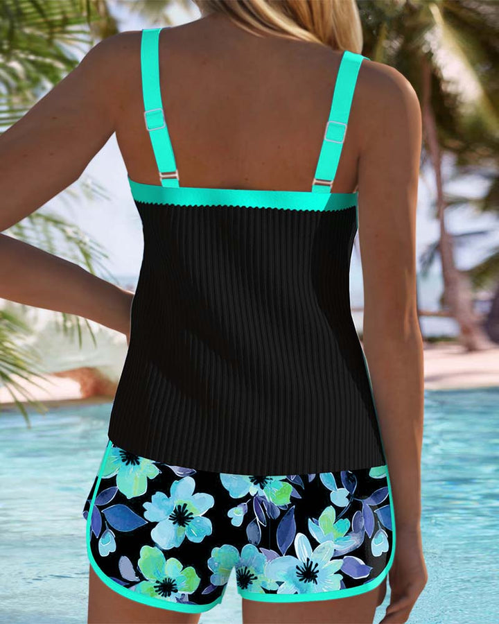 Rose – Eleganter zweiteiliger Tankini – Produktansicht 12