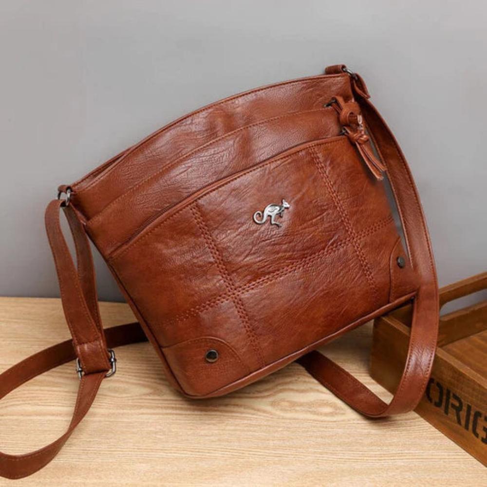 Martha – Leder-Schultertasche – Produktansicht 2