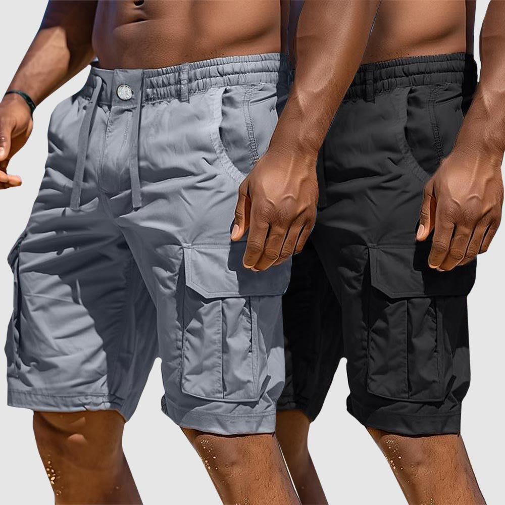 Sommerliche Herren-Cargoshorts aus Baumwollmischung – Rafael