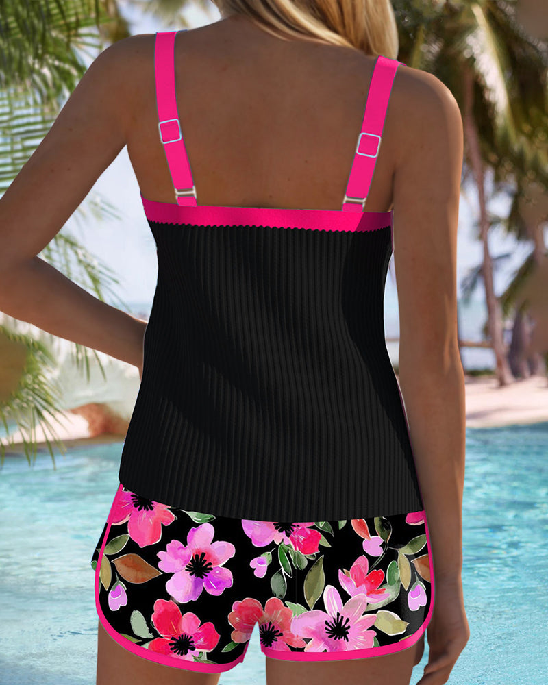 Rose – Eleganter zweiteiliger Tankini – Produktansicht 6
