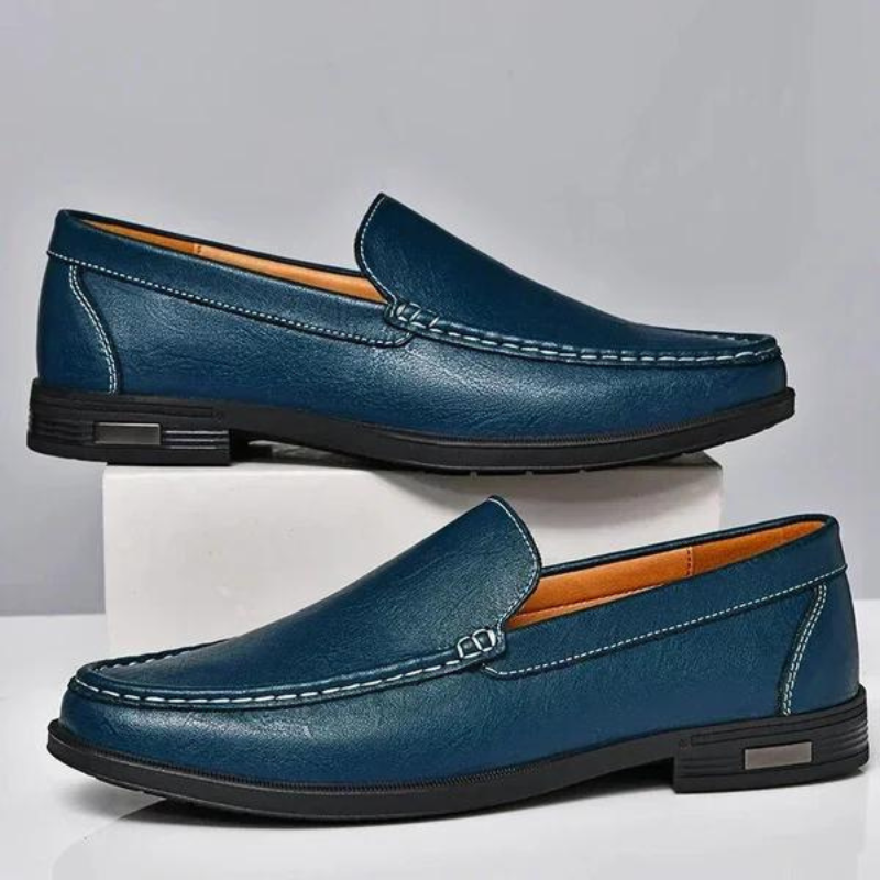 Italienische Slipper aus echtem Leder – Emilio